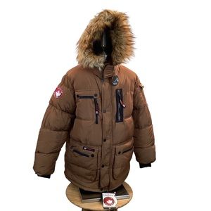 NWT Canada Weathergear Faux Fur Hooded Parka Coat